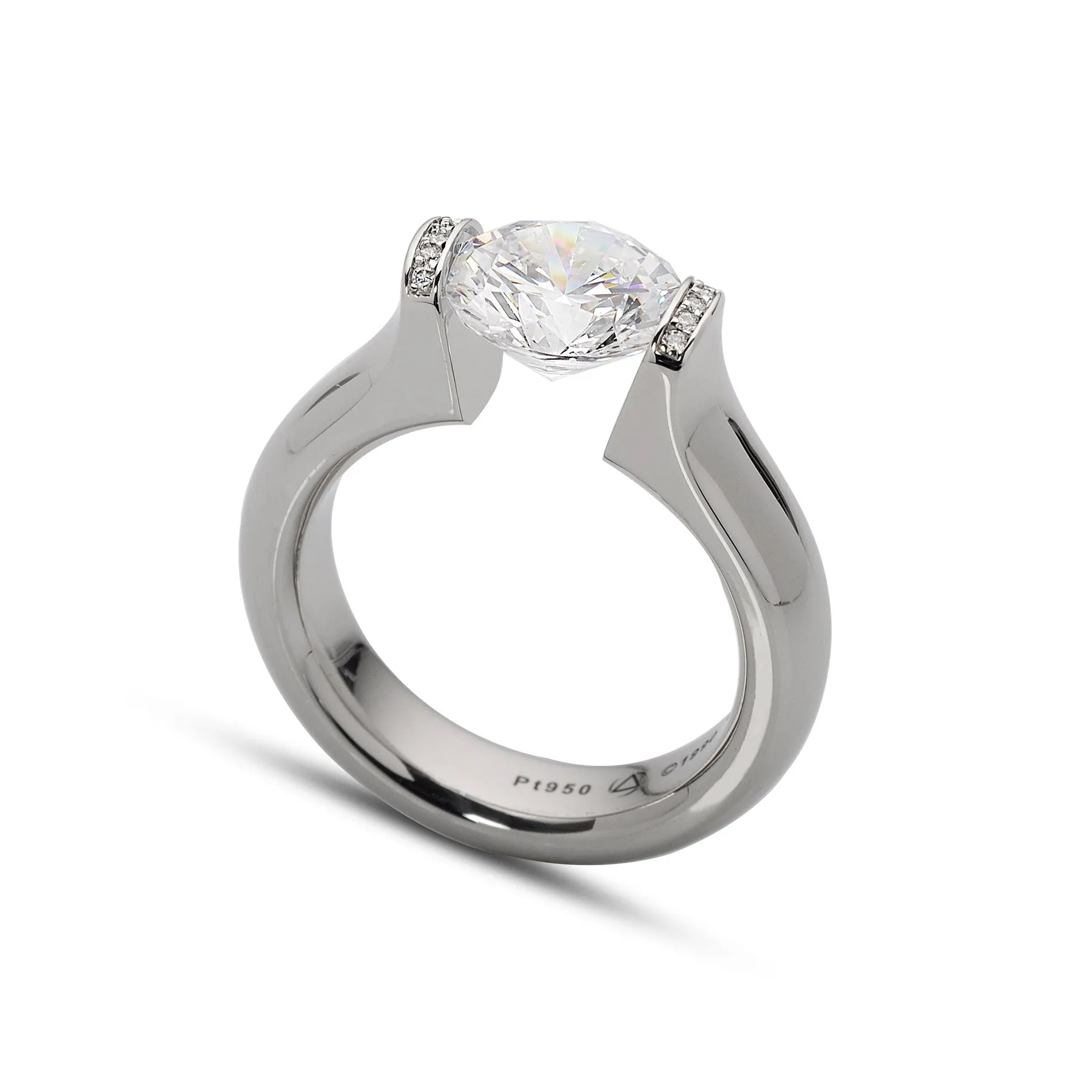 Omega Round Pave Lips