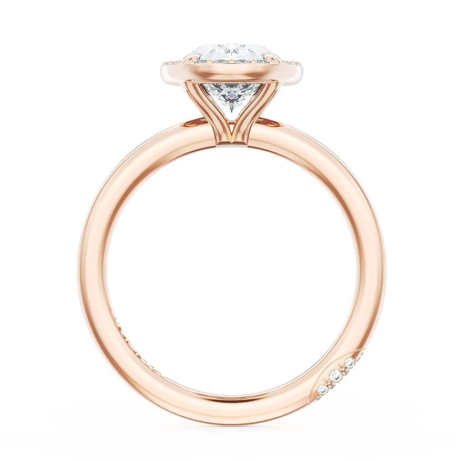 Oval Bloom Engagement Ring
