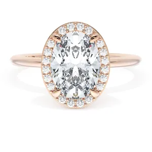 Oval Bloom Engagement Ring
