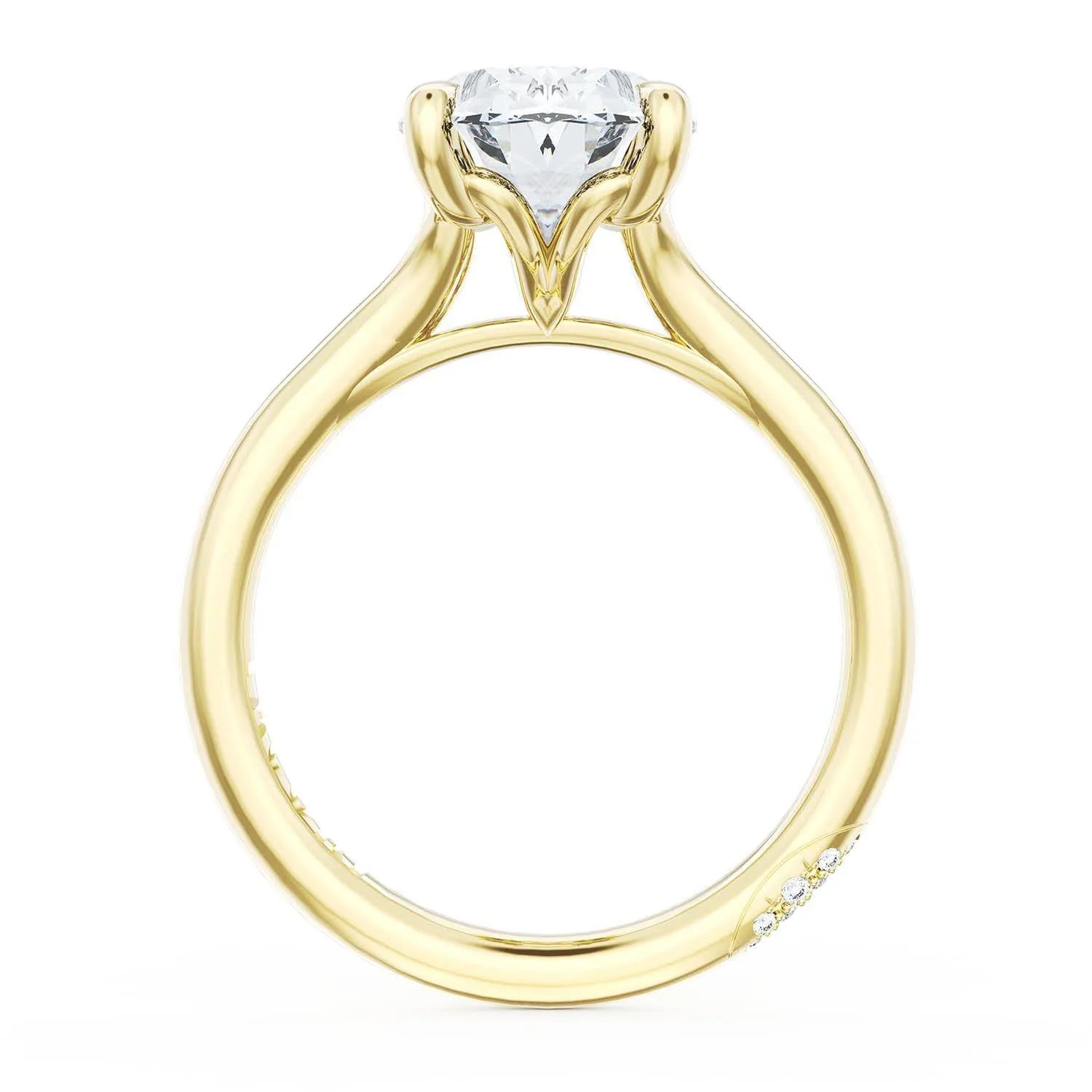 Oval Solitaire Engagement Ring
