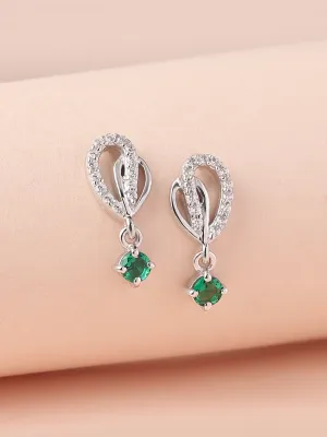 Paisley Emerald Earrings For Women