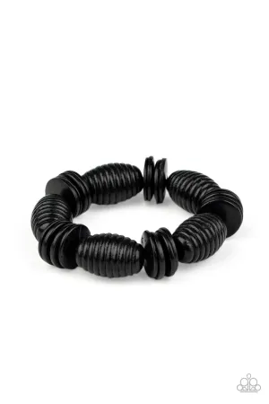 PAPARAZZI Caribbean Castaway - Black Bracelet