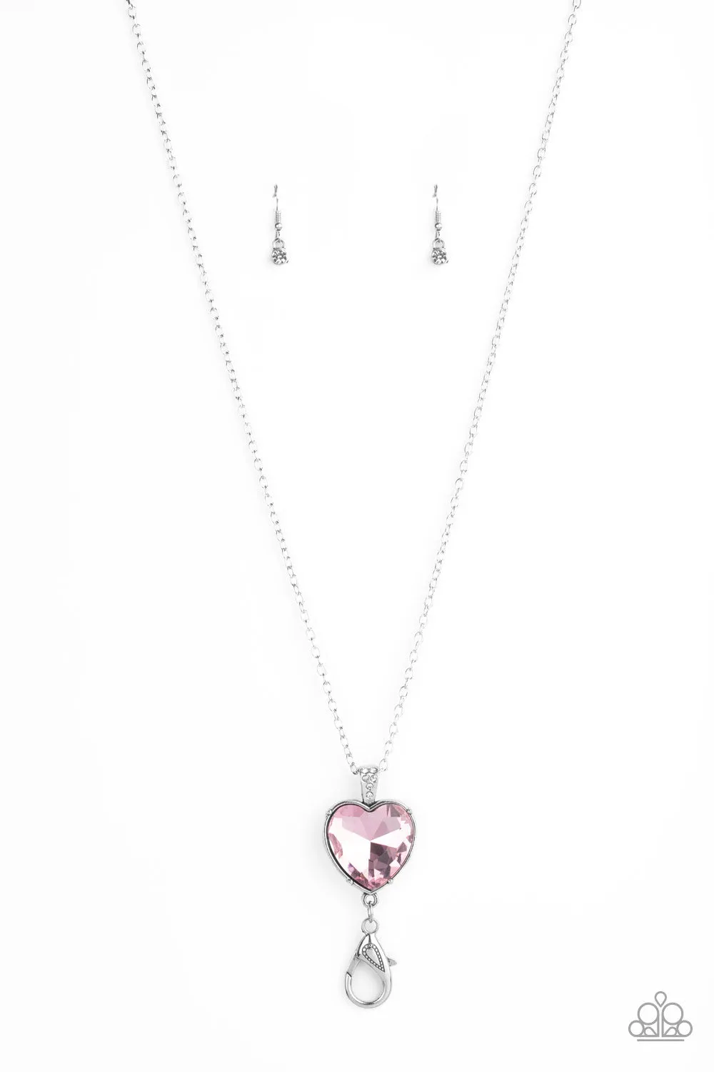 Paparazzi Lovely Luminosity - Pink Lanyard