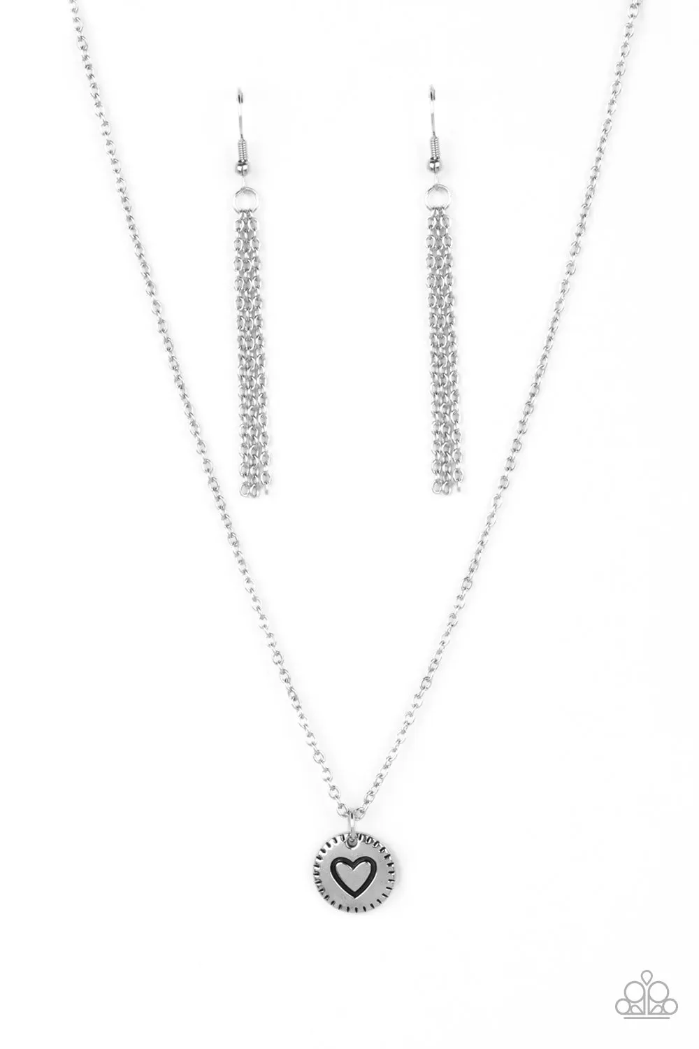 Paparazzi Stamped Sentiment - Silver