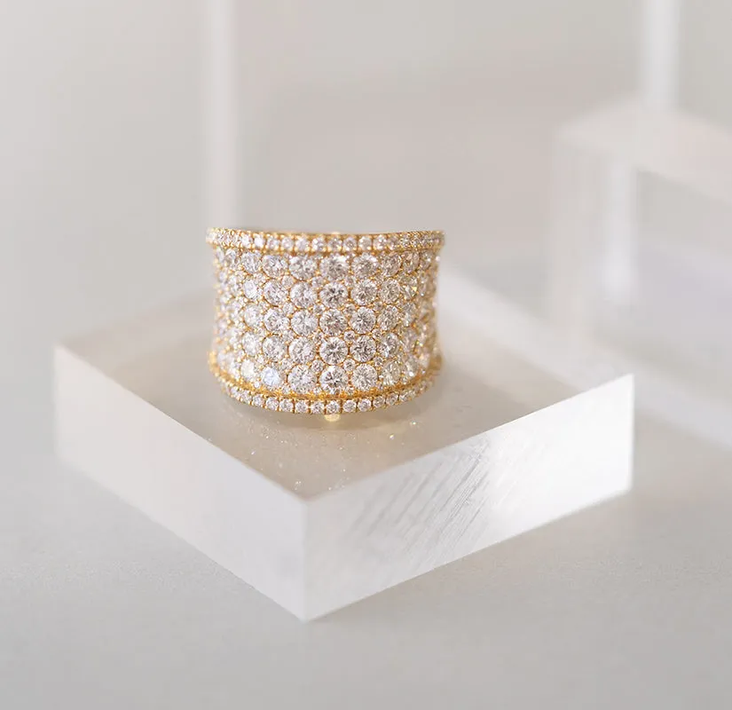 Pave Diamond Ring