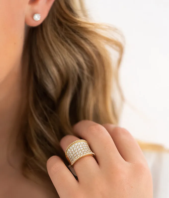 Pave Diamond Ring