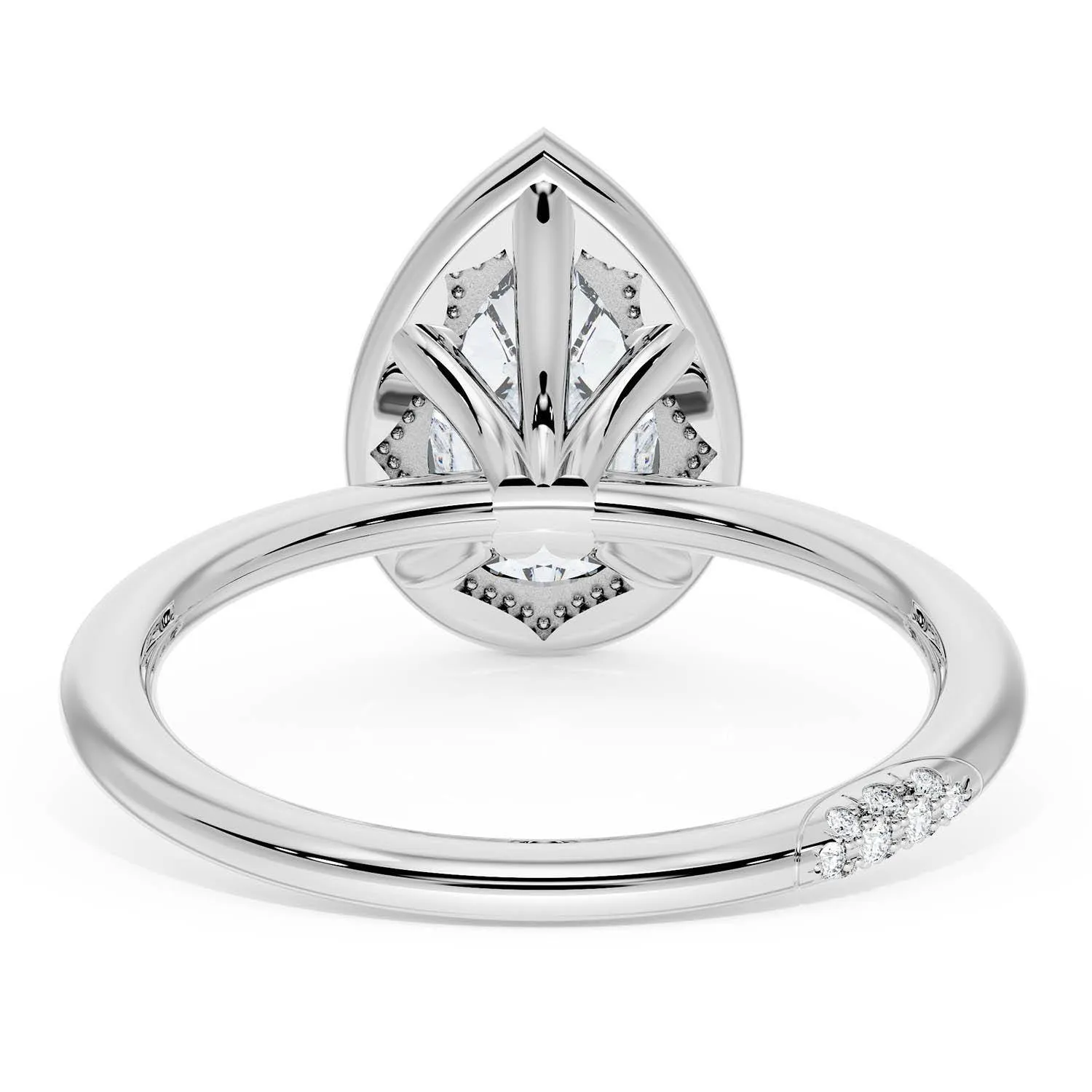 Pear Bloom Engagement Ring