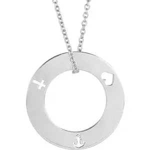 Pierced Loop 16-18" Necklace or Pendant 87130