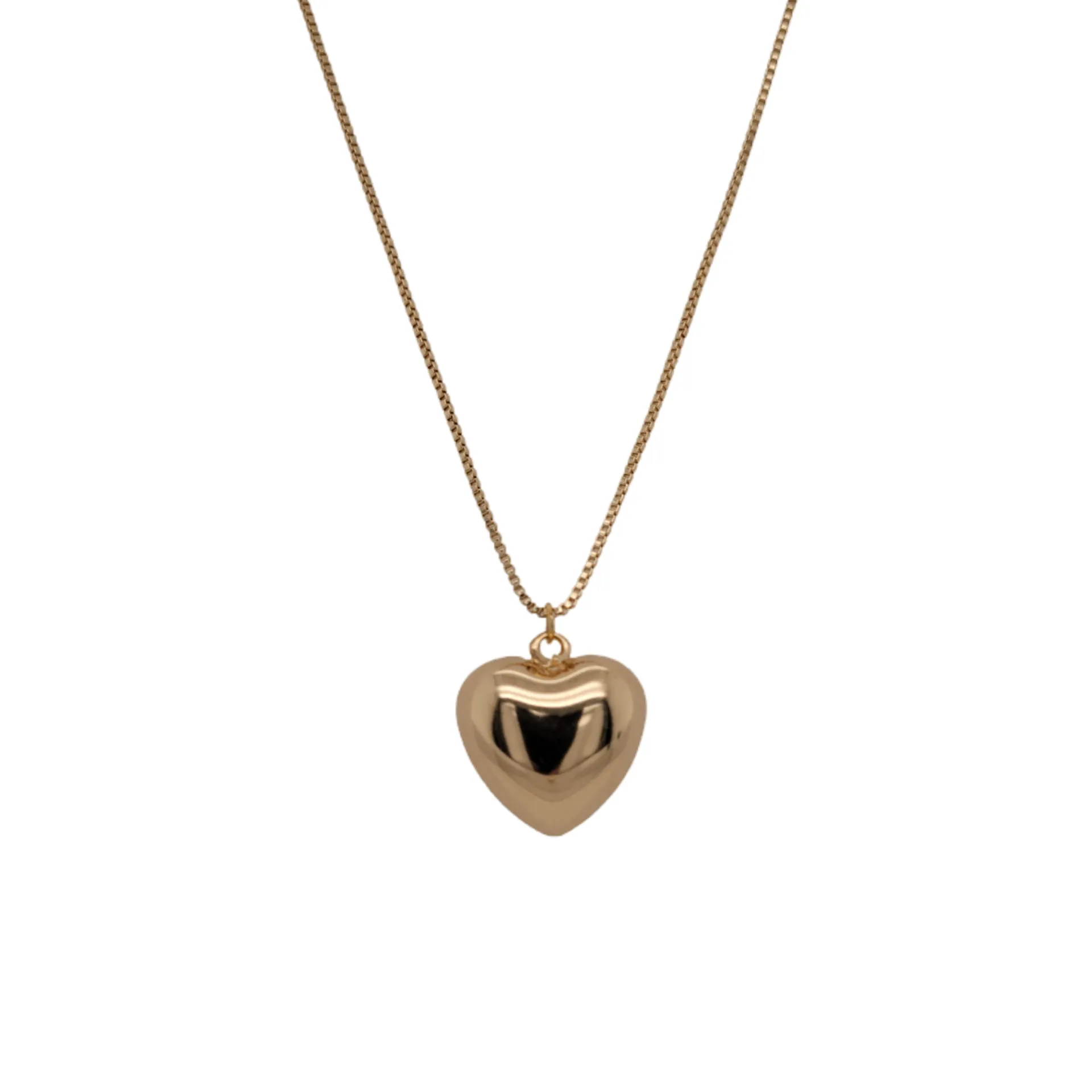Pillow Heart Necklace