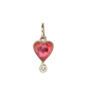 Pink Tourmaline and Diamond Byrdie Necklace