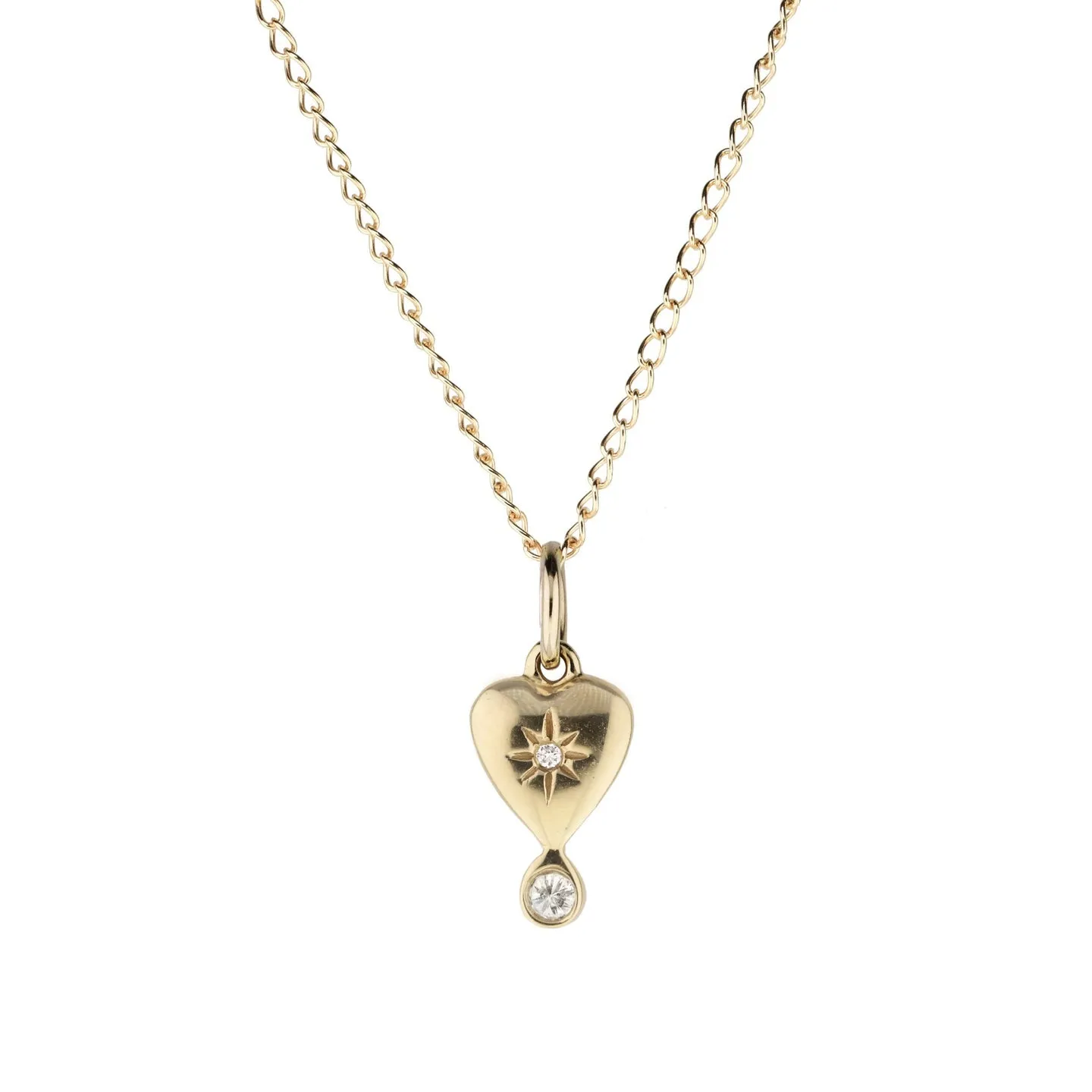 Pink Tourmaline and Diamond Byrdie Necklace