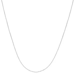 Platinum 0.87mm Diamond Cut Cable Chain