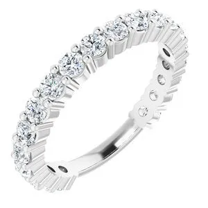 Platinum 1 1/5 CTW Diamond Anniversary Band