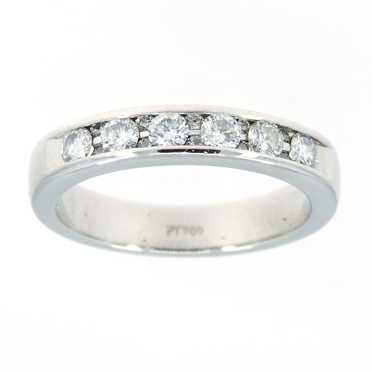 Platinum 1/2ct Diamond Wedding Band