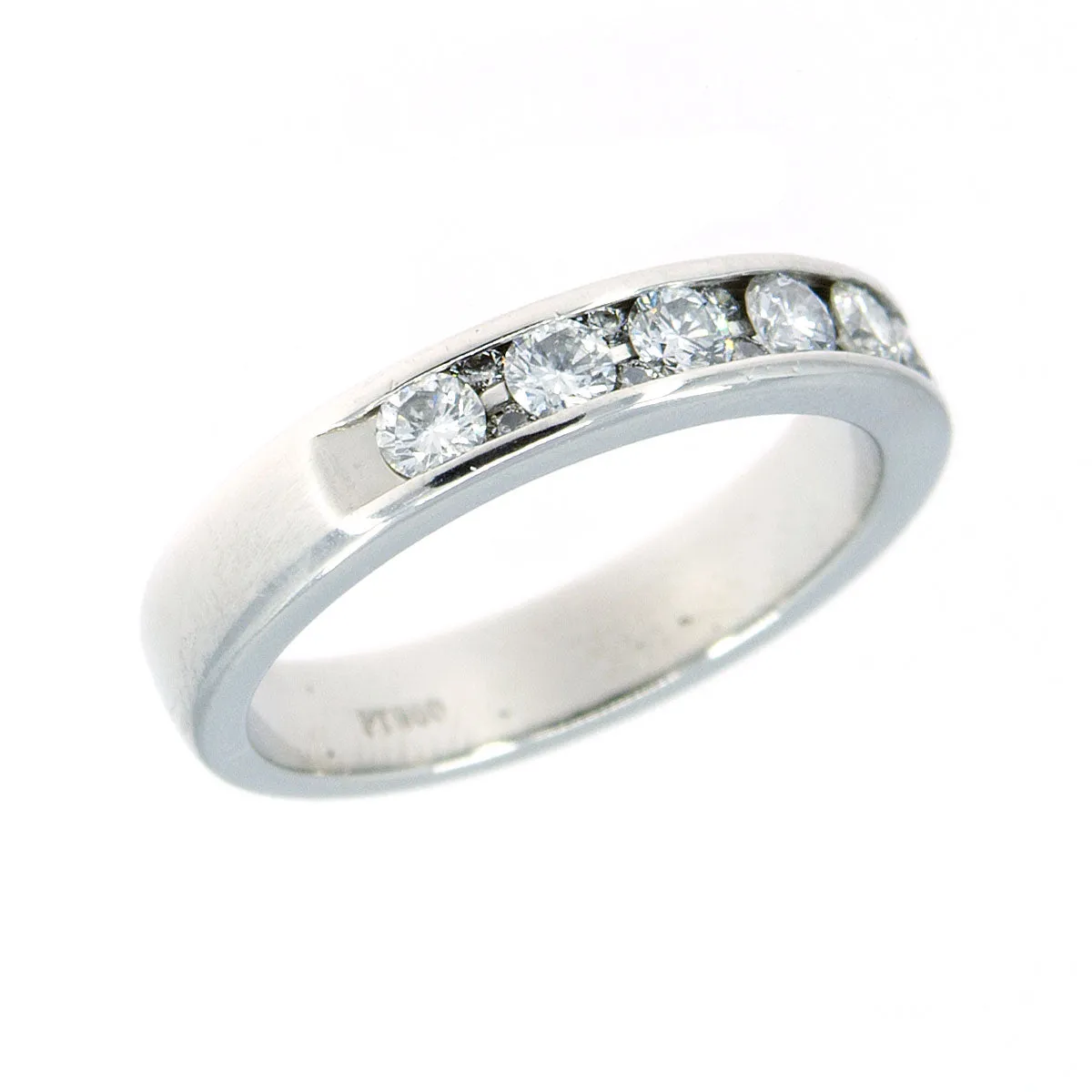 Platinum 1/2ct Diamond Wedding Band