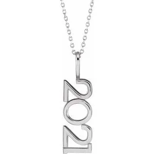 Platinum 2021 Year 16-18" Necklace
