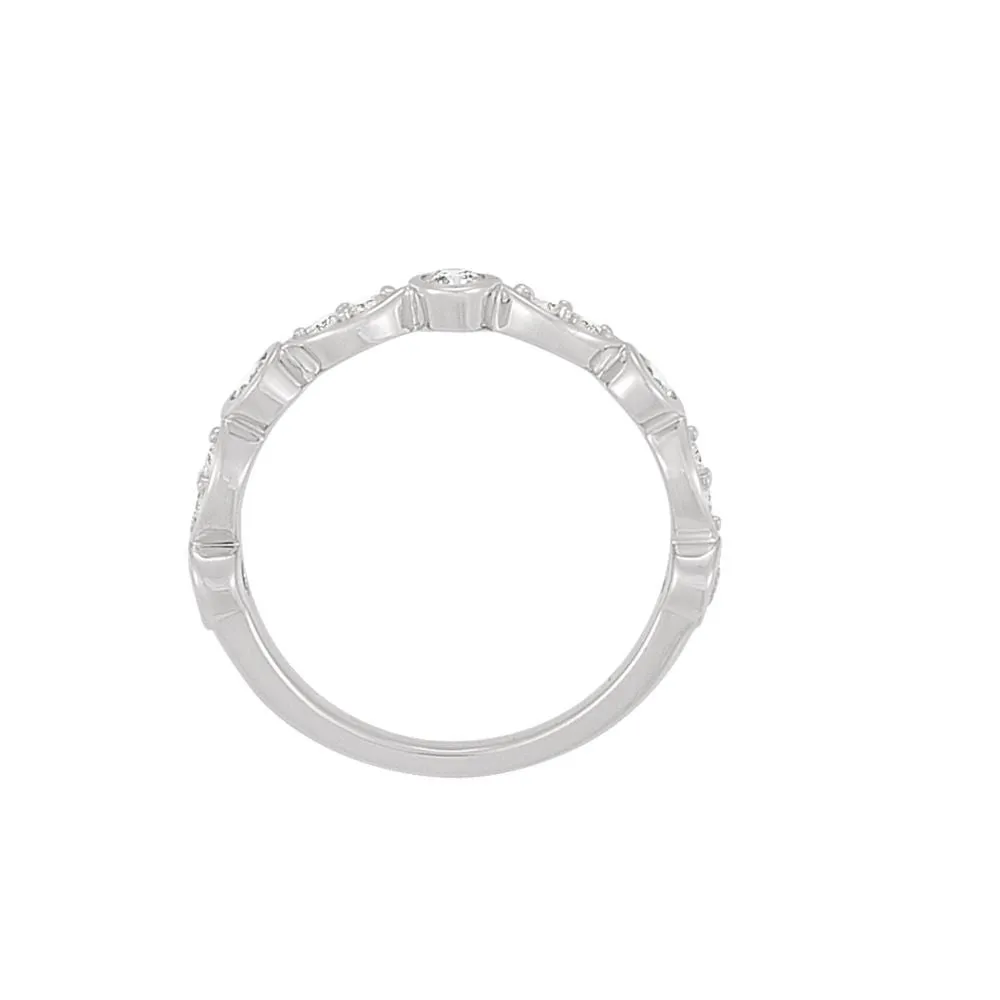 Platinum Anniversary Band, Size 7