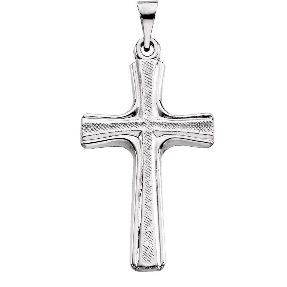 Platinum Cross Pendant