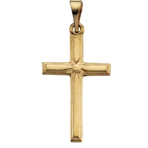 Platinum Cross Pendant