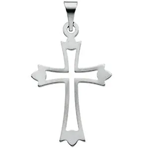 Platinum Cross Pendant