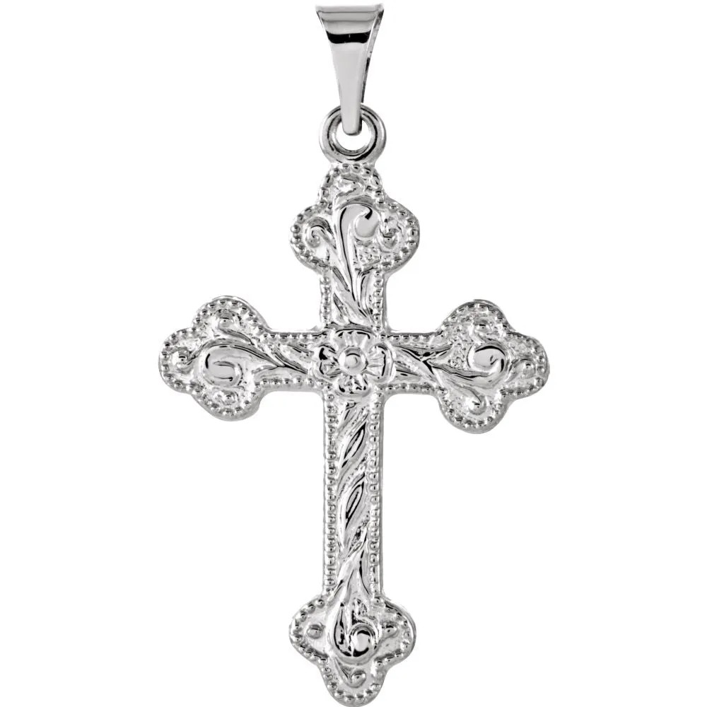 Platinum Cross Pendant