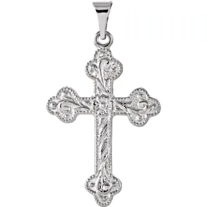Platinum Cross Pendant