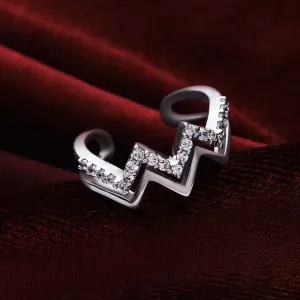 Princess Choice Simple Silver Ring