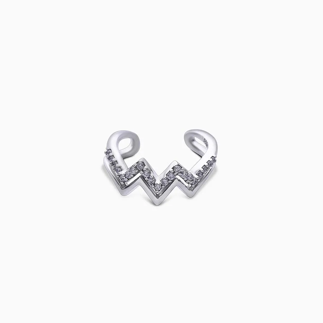 Princess Choice Simple Silver Ring