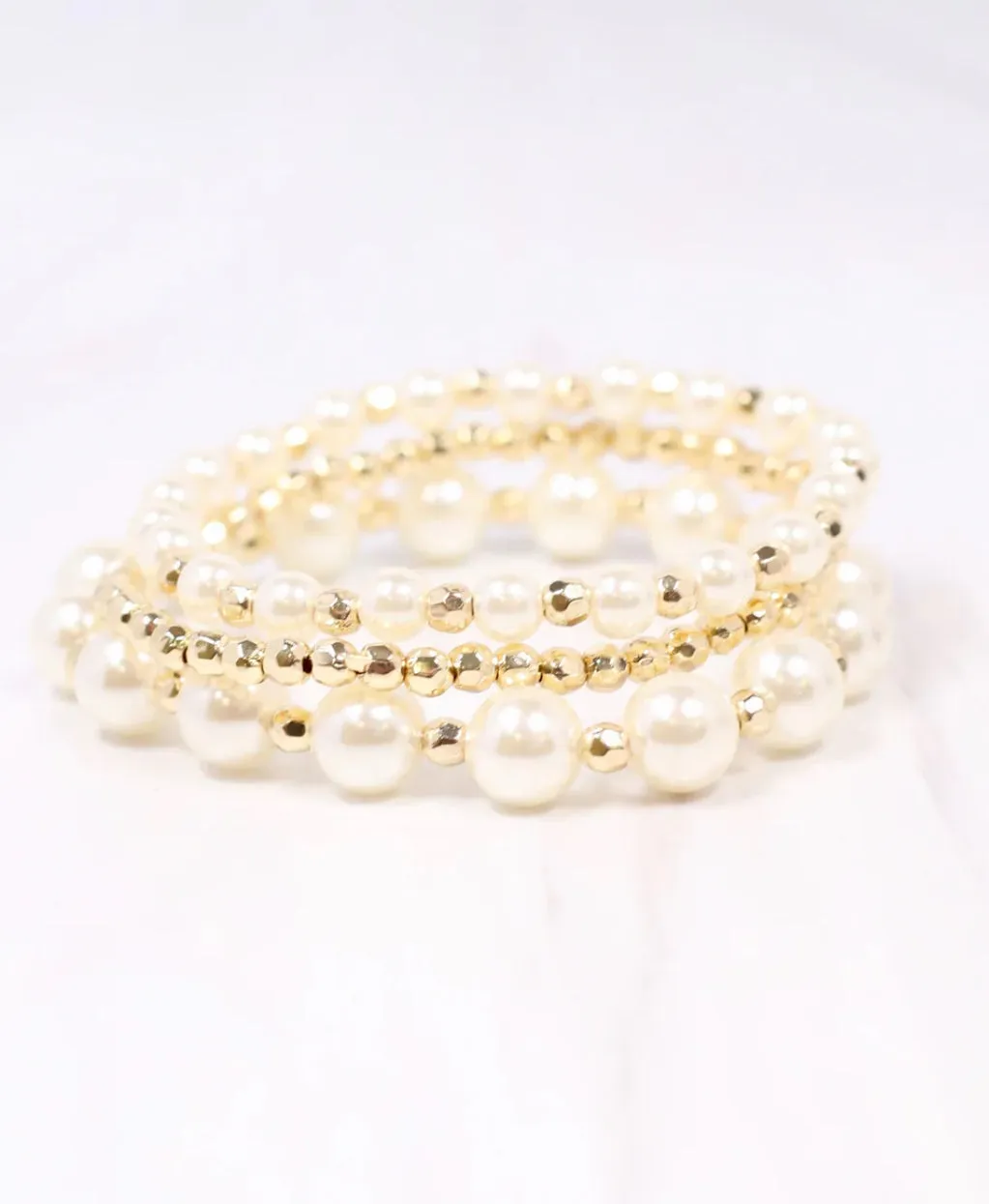 Ramos Pearl Stretch Bracelet Set