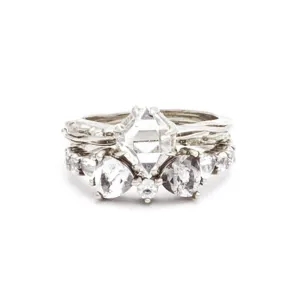 RAW SOLITAIRE UNION (No. 03) | WHITE GOLD