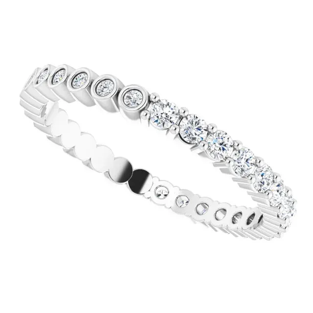 Reversible Eternity Band, 14K Gold With 5/8 CTW Natural Diamonds