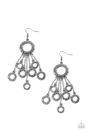 Right Under Your NOISE - Black (Gunmetal) Earring