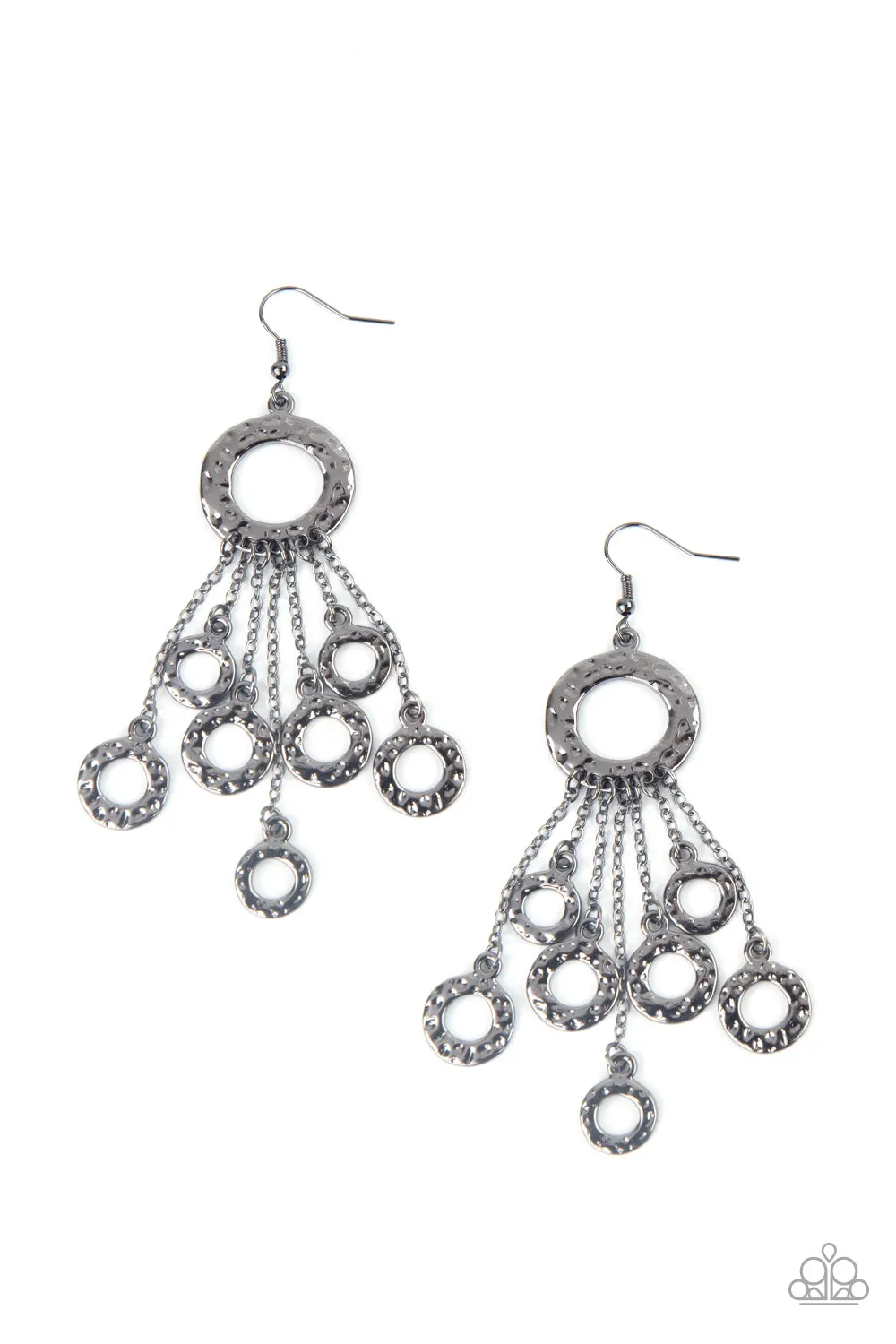 Right Under Your NOISE - Black (Gunmetal) Earring