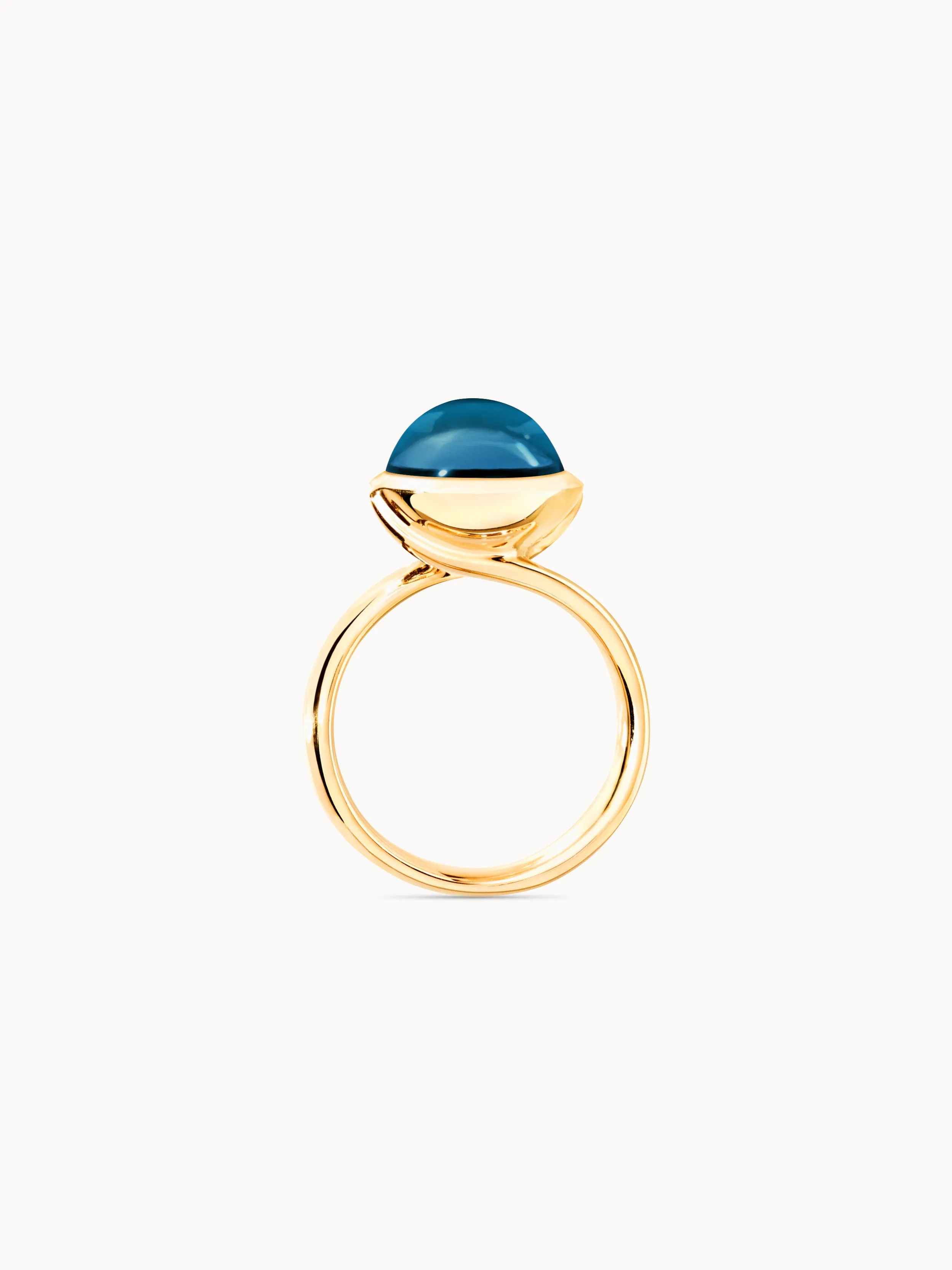 Ring BOUTON large London Topaz London Topaz