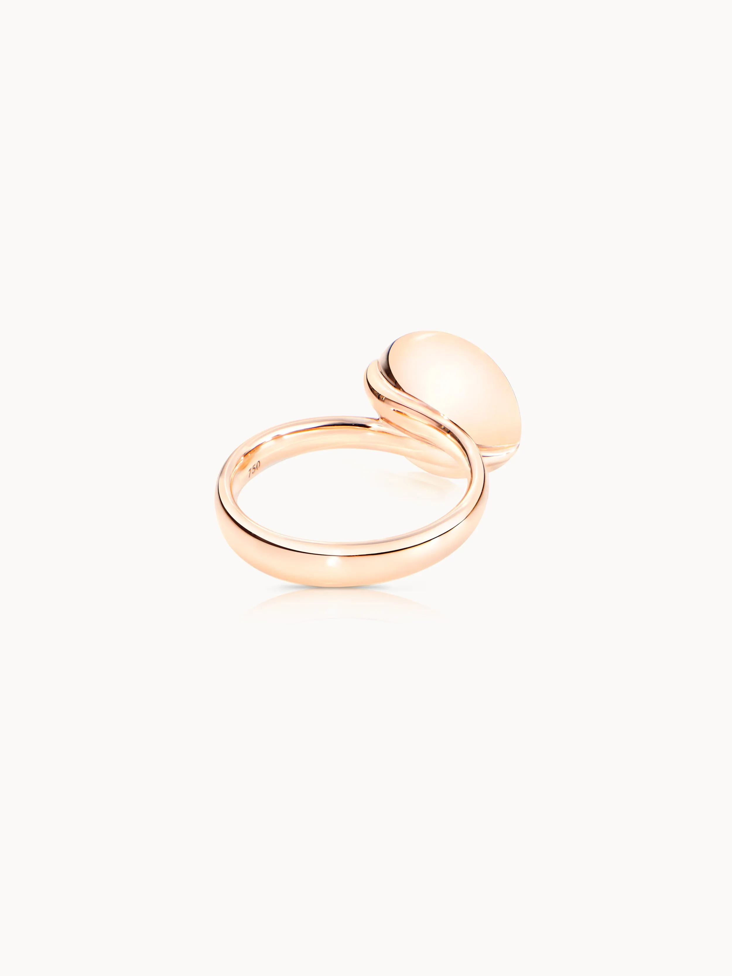 Ring BOUTON large Moonstone grey grey Moonstone