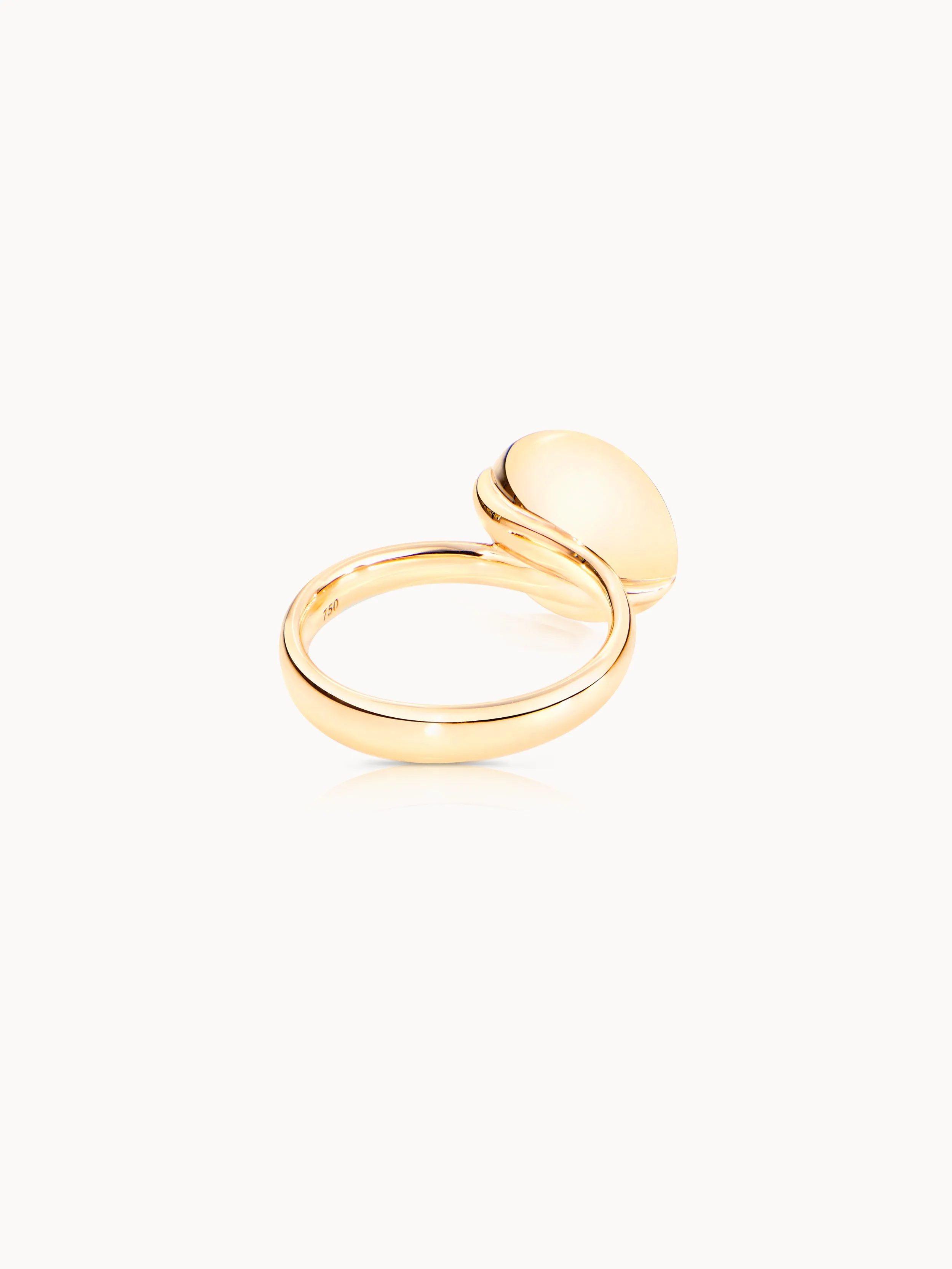 Ring BOUTON large Moonstone grey grey Moonstone