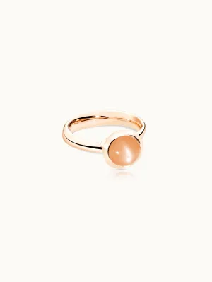 Ring BOUTON small Moonstone orange orange Moonstone