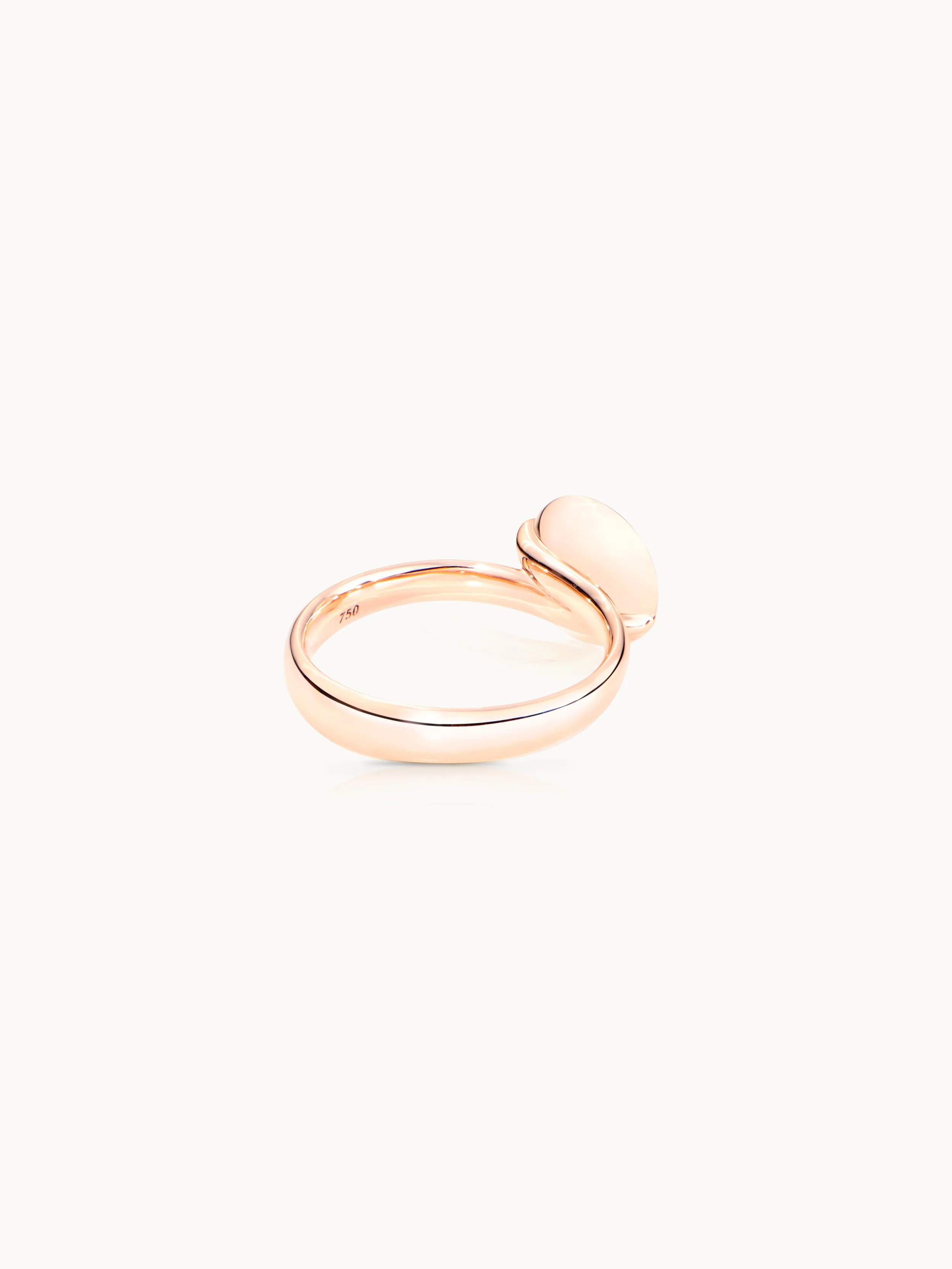 Ring BOUTON small Moonstone orange orange Moonstone