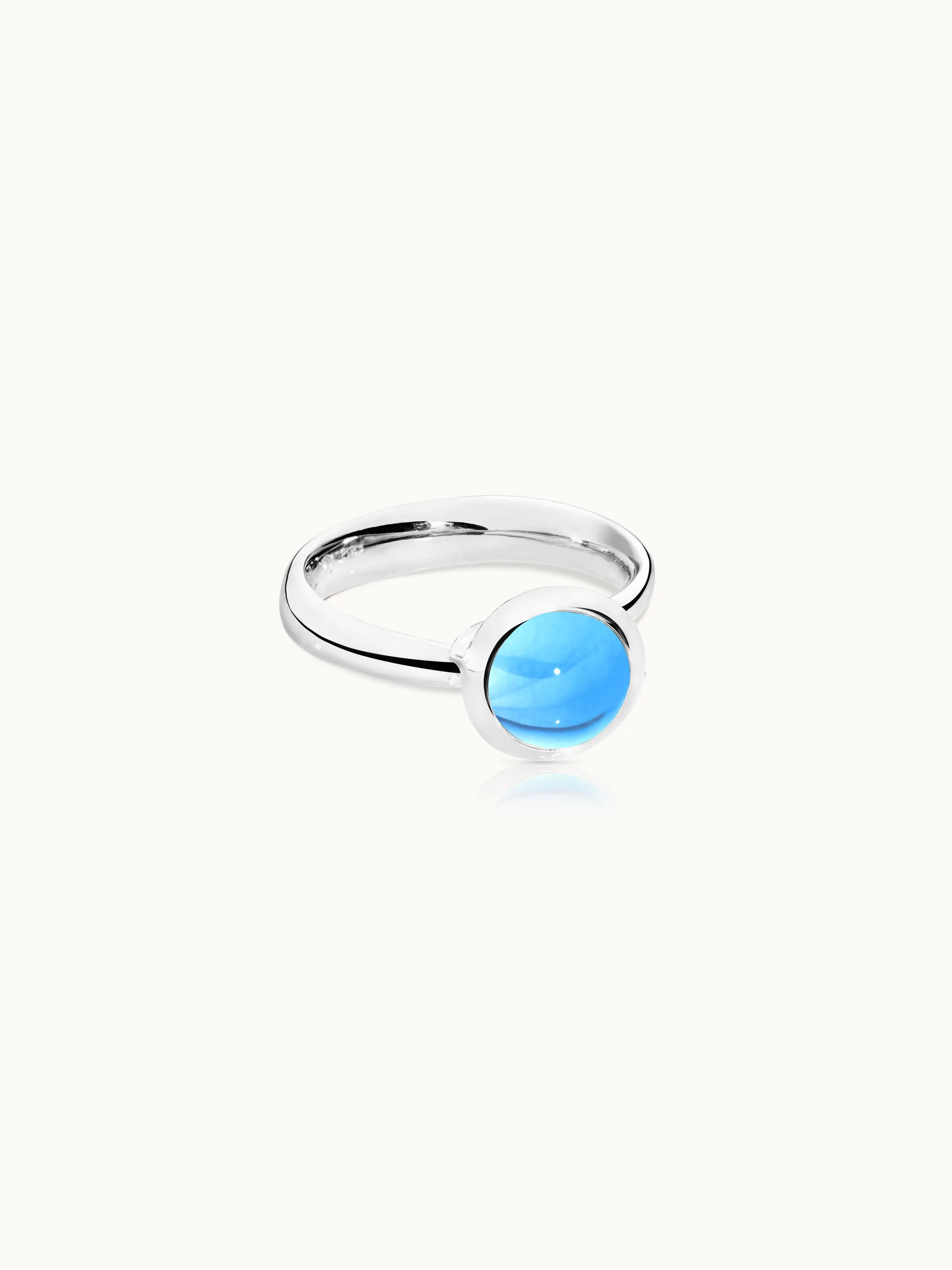 Ring BOUTON small Swiss Topaz Swiss Topaz