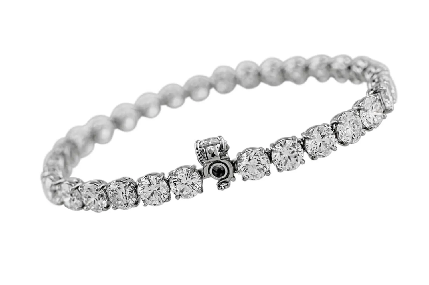 Rivière Platinum 22.01ctw Diamond Bracelet, GIA Certified