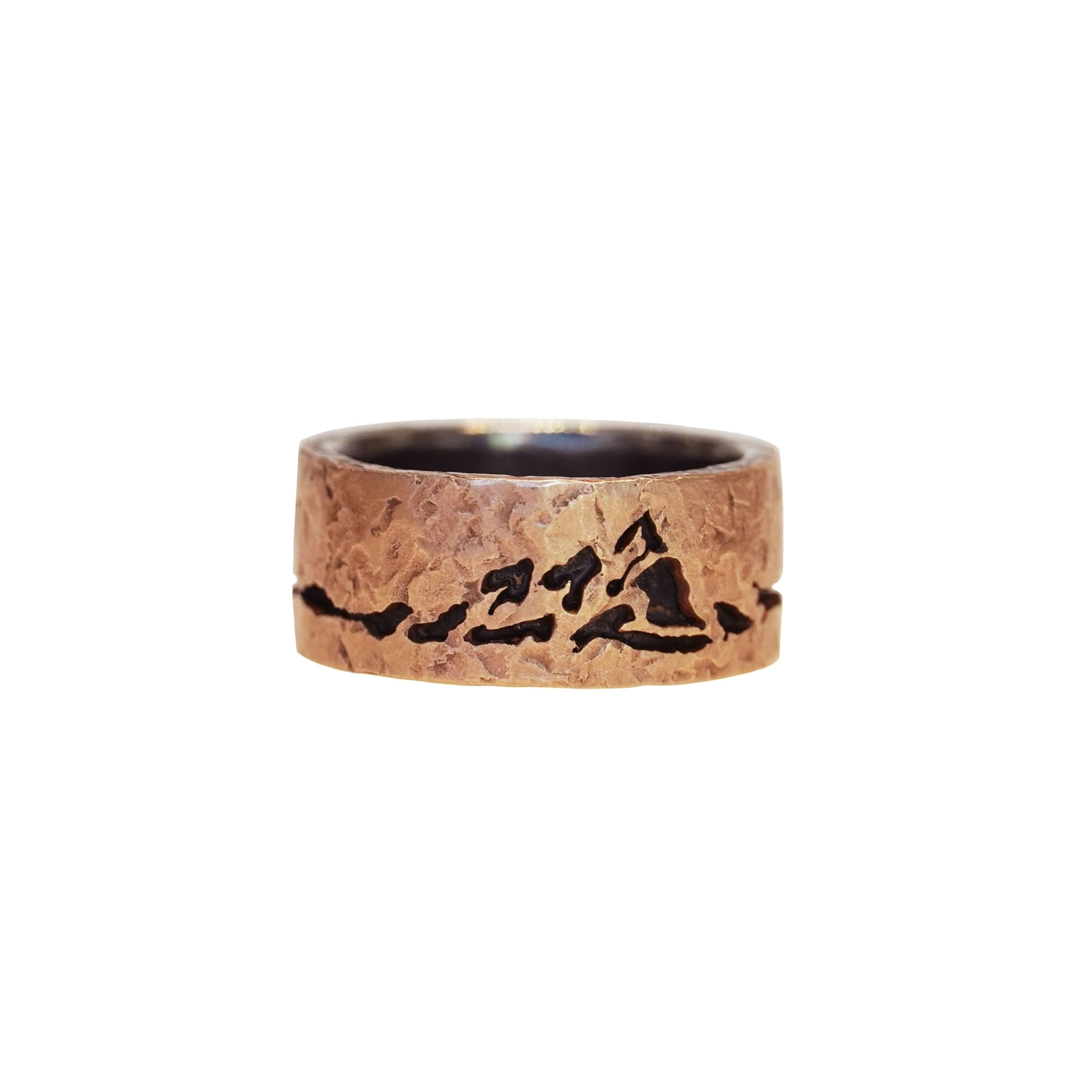 Rose Gold Flatirons Band