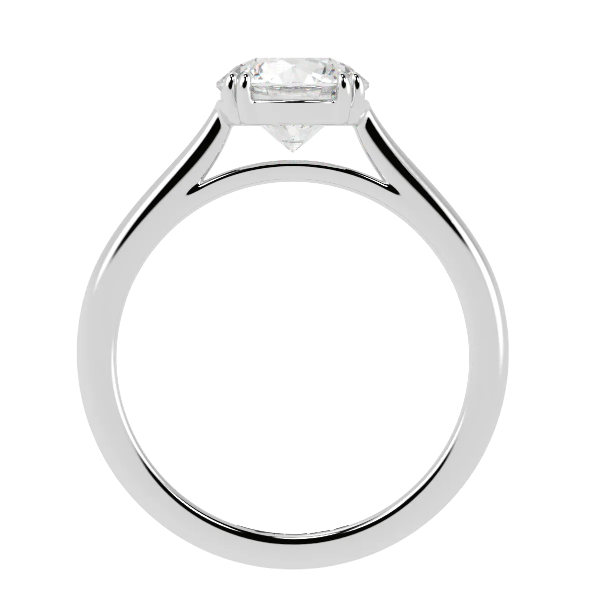 Round Double Claw Solitaire