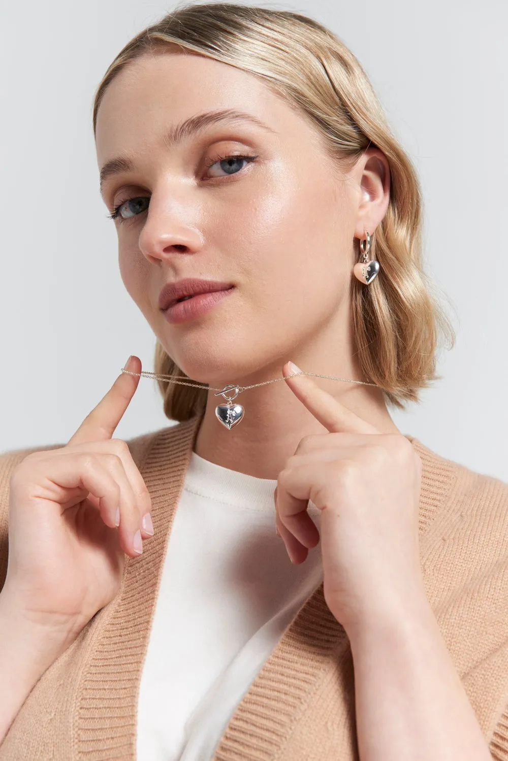 Runaway Heart Necklace Gold