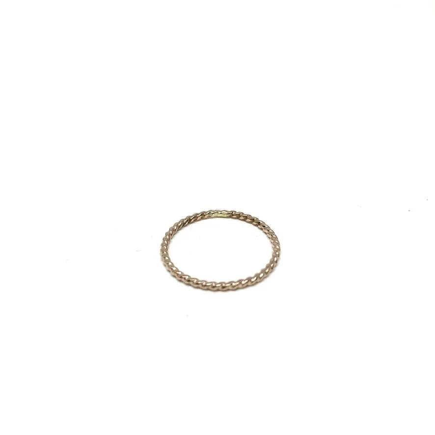 Rustic Twist Stacking Rings - Handmade Whimsical Jewelry for Weddings and Everyday Wear