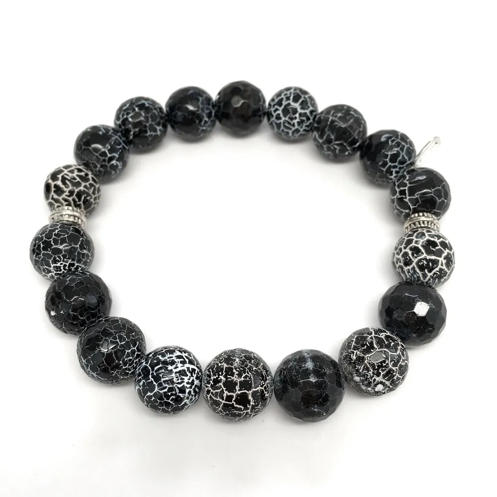 Ryder Black Matrix Mens Bracelet