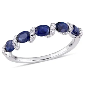 Sapphire Anniversary Band
