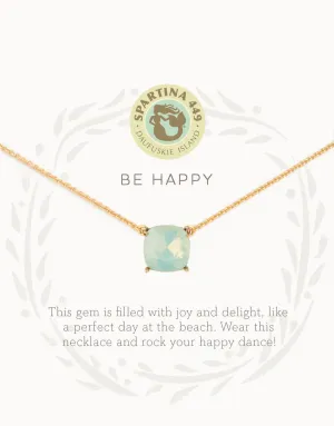 Sea La Vie Necklace 18" Happy/Sea Green