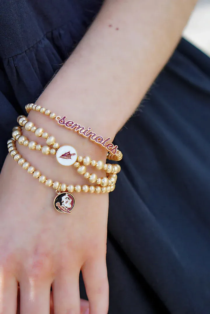Seminoles Stretch Bracelet