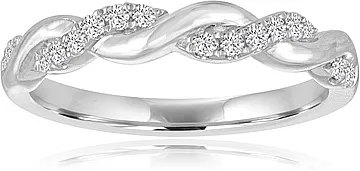 Signature Twist Diamond Wedding Band