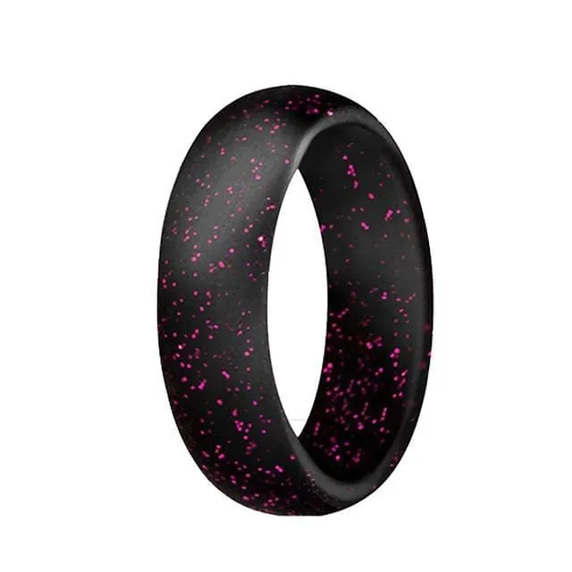 Silicone Rings Womens Set - 10 Pcs